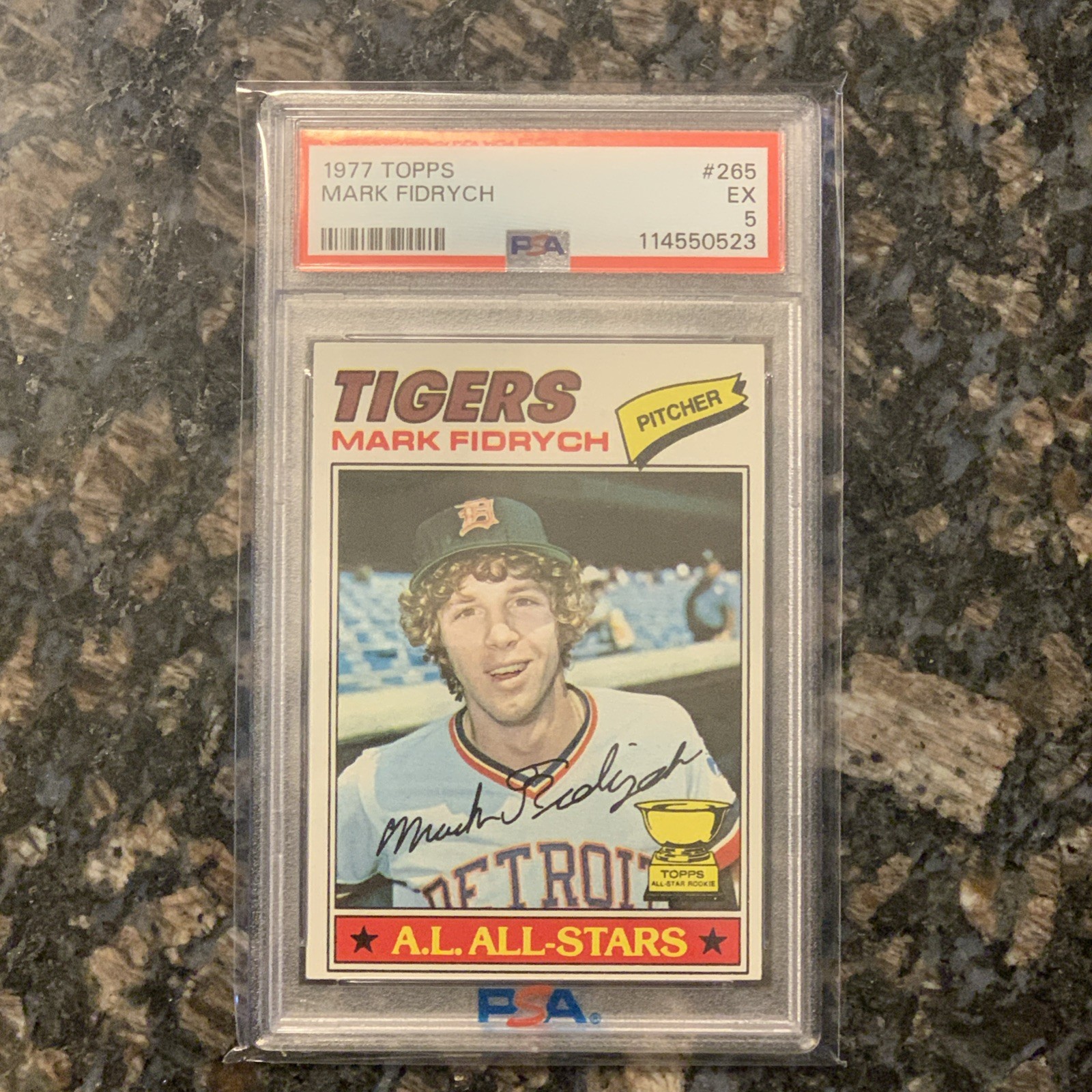 1977 Topps #265 Mark Fidrych PSA 5 Rookie Card Detroit Tigers