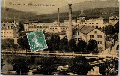 25 PONTARLIER - Gesamtansicht der Fabrik PERNOD Fils