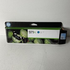 Genuine HP 971XL Cyan High Yield Ink Cartridge CN626AM open Box