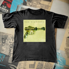 RARE Foo Fighters Black Cotton Shirt Full size S-5XL CL772