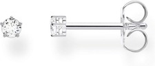 Thomas Sabo H2147-051-14 Women's Single Stud Earrings White Stone 925 Sterling 