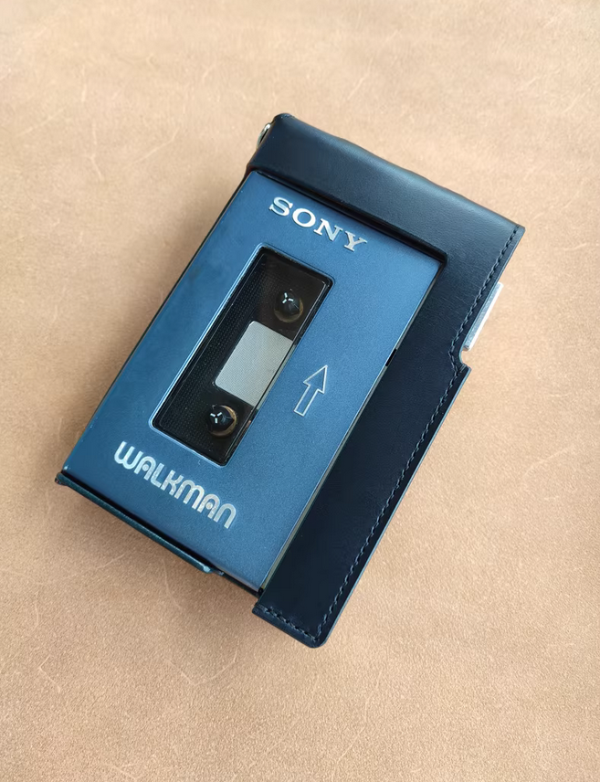 Custom Handmade Leather Case Bag Protector Cover For SONY Walkman