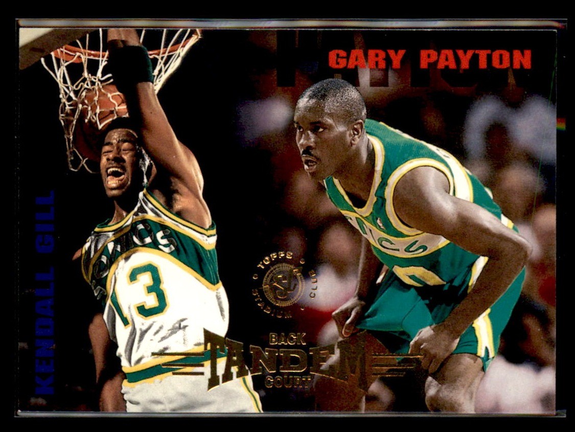 1994-95 Stadium Club #326 Kendall Gill / Gary Payton
