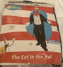 Dr. Seuss cat in the hat costume adult one size fits all