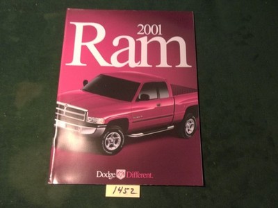 MINT 2001 DODGE RAM Original Dealer Sales Brochure~ ~ #1452
