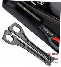 Car Seat Gap Filler, 2-Pack No Drop Seat Guard Universal Fit Car Seat Gap Black