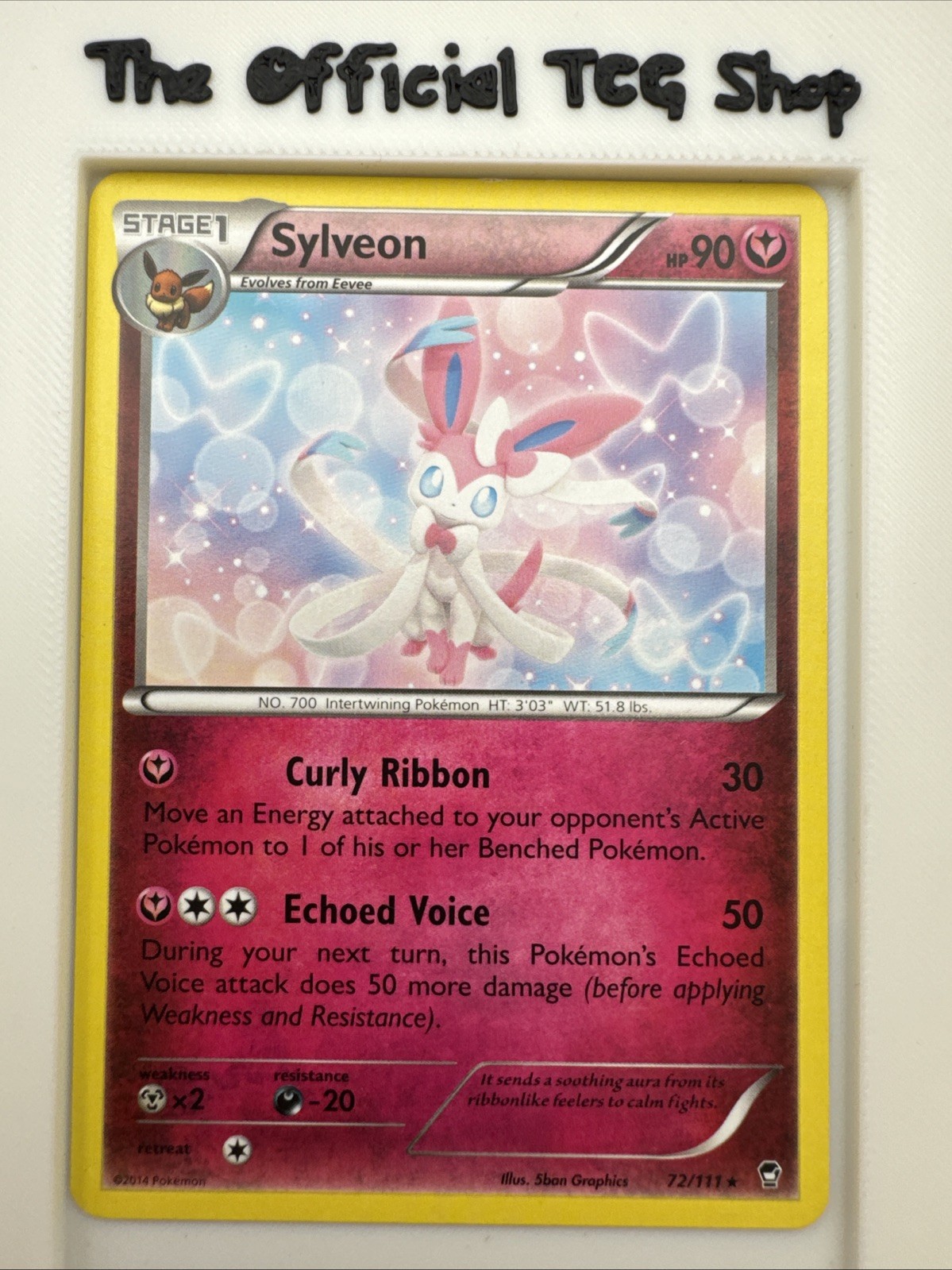 Pokémon TCG Sylveon 72/111 Furious Fists Regular Rare Non Holo