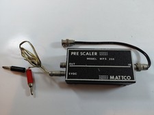 MATTCO MPS 250 PRE SCALER Signal Frequency Divider Test Equipment Unit