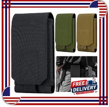 Tactical Army MOLLE Bag Hook Loop Belt Pouch Holster Case For iPhone Cell Phones