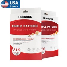 Pimple Patches 216PCS Hydrocolloid Acne Invisible Day Night Blemish Cover Spot