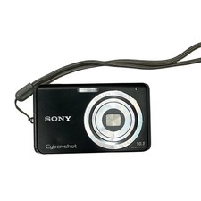 Sony Cyber-Shot DSC-W180 10.1 Mega Pixels Black Camera With Wrist Band