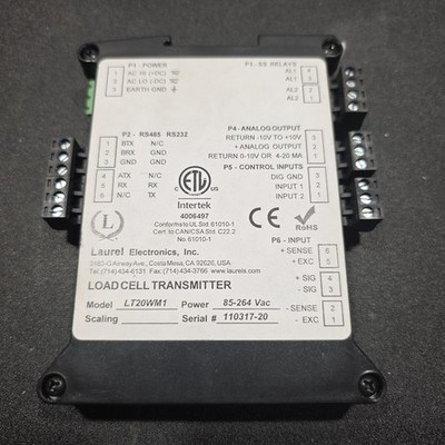 Laurel Electronics Load Cell Transmitter LT20WM1