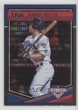 2018 Panini USA Baseball Stars & Stripes Longevity Johnny Aiello #12 0g4