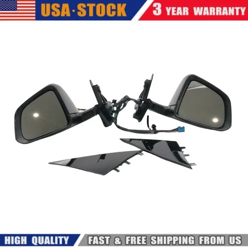 Passenger Driver Side Mirror Power Fold Heated For Tesla Model Y 2020-2023 USA