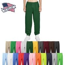 Mens Sweatpants Fleece Jogger Workout Gym Pants S - 5XL Campus Lounge Bottom