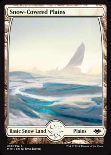Snow-Covered Plains - Medium Play English MTG Modern Horizons - Picture 1 of 1