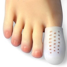 1Pair Gel Big Toe Protector Cover Caps Prevent Ingrown Toenail, Blisters Pain