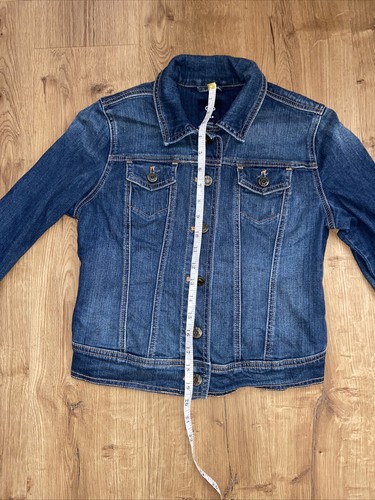 Gap 1969 Women’s XS Button Up Blue Jean Cropped Jacket - Picture 5 of 5