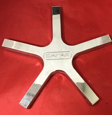 ONE USED DAKAR 53112295-2-CAP  CUSTOM CHROME WHEEL RIM CHROME CENTER CAP/4100