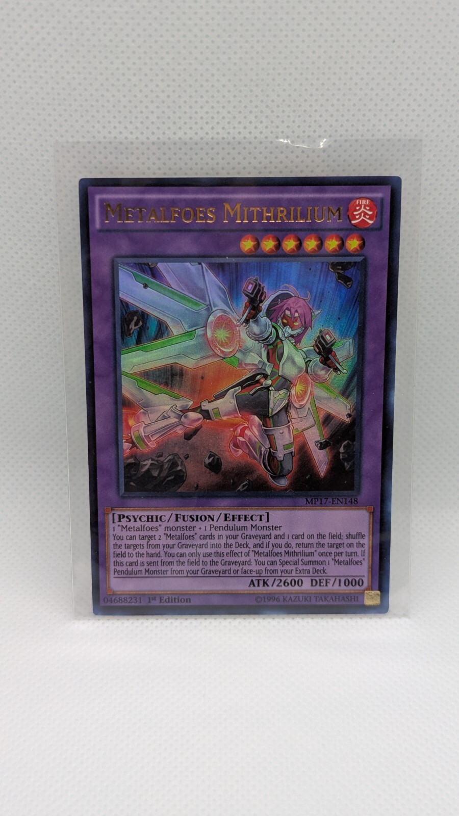 Yu-Gi-Oh Metalfoes Mithrilium MP17-EN148 Ultra Rare 1st Edition Near Mint