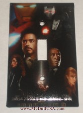 Iron Man Movie Light Switch Duplex Outlet Wall Cover Plate Home Decor