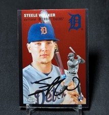 Steele Walker Rookie RC 2023 Topps Chrome Platinum Card #70 Detroit Tigers