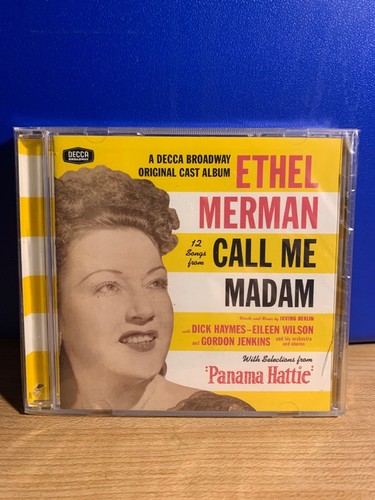 Ethel Merman “call Me Madam” Cd “broadway Cast Album” Brand New 