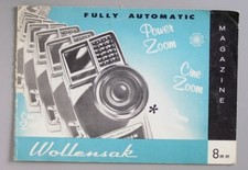 Wollensak 8mm Magazine Models 75, 57, 52 Movie Cameras Instruction Manual