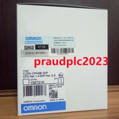 Genuine Omron CJ2H-CPU68-EIP PLC Module CJ2H-CPU68-EIP New In Box DHL/UPS