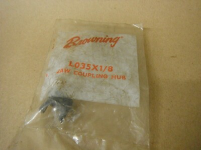 BROWNING L035X1/8 JAW COUPLING HUB L035 1/8'' BORE