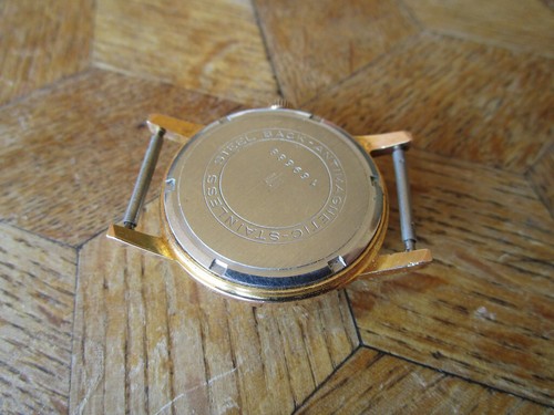 Vintage Used Gold Plated LIP Dauphine Manual Watch Cal. R139. For parts. - Afbeelding 22 van 22