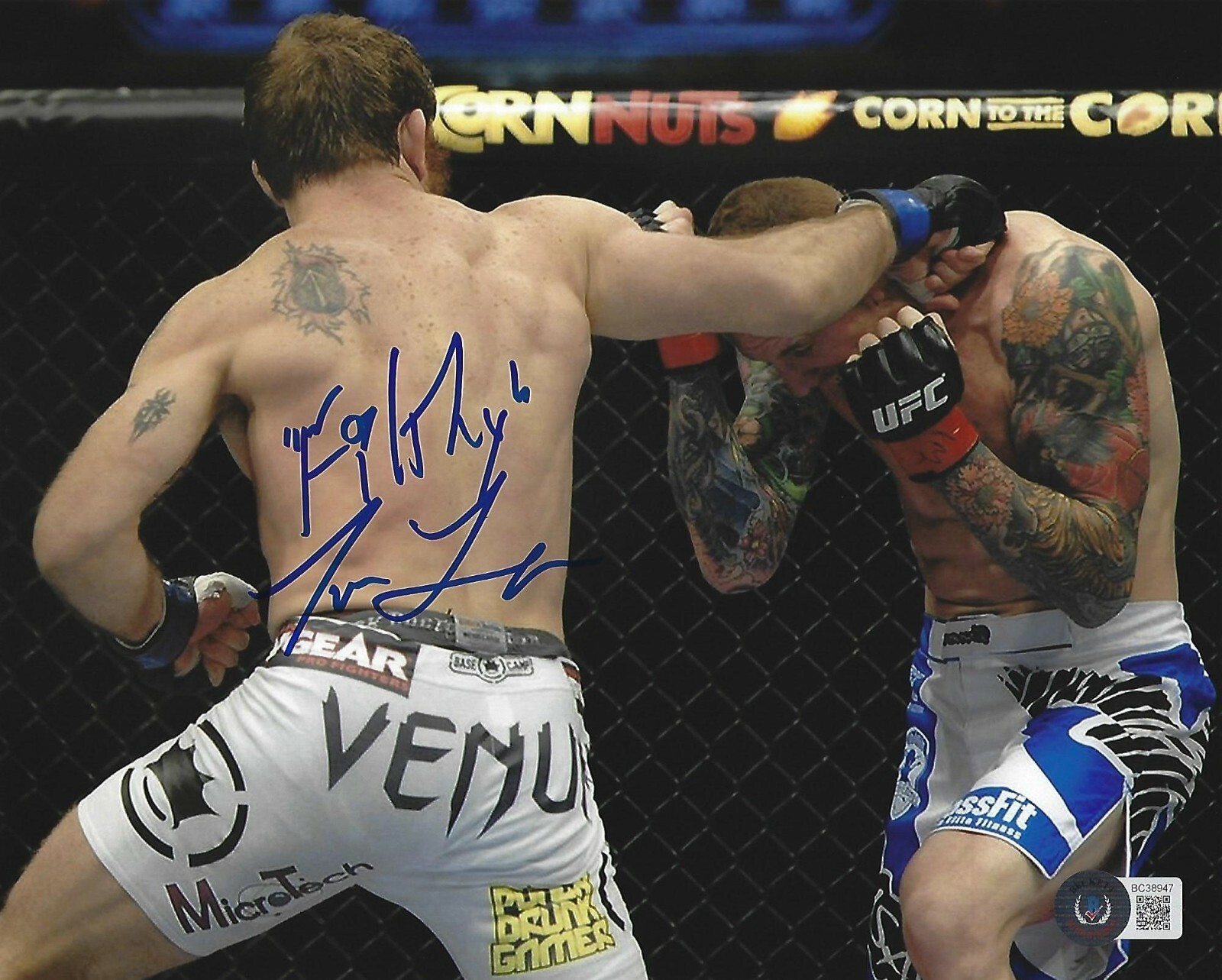 Tom Lawlor Autographed Signed UCF Knights 8x10 Photo BAS COA UFC MLW New Japan Pro Wrestling Picture 947 
