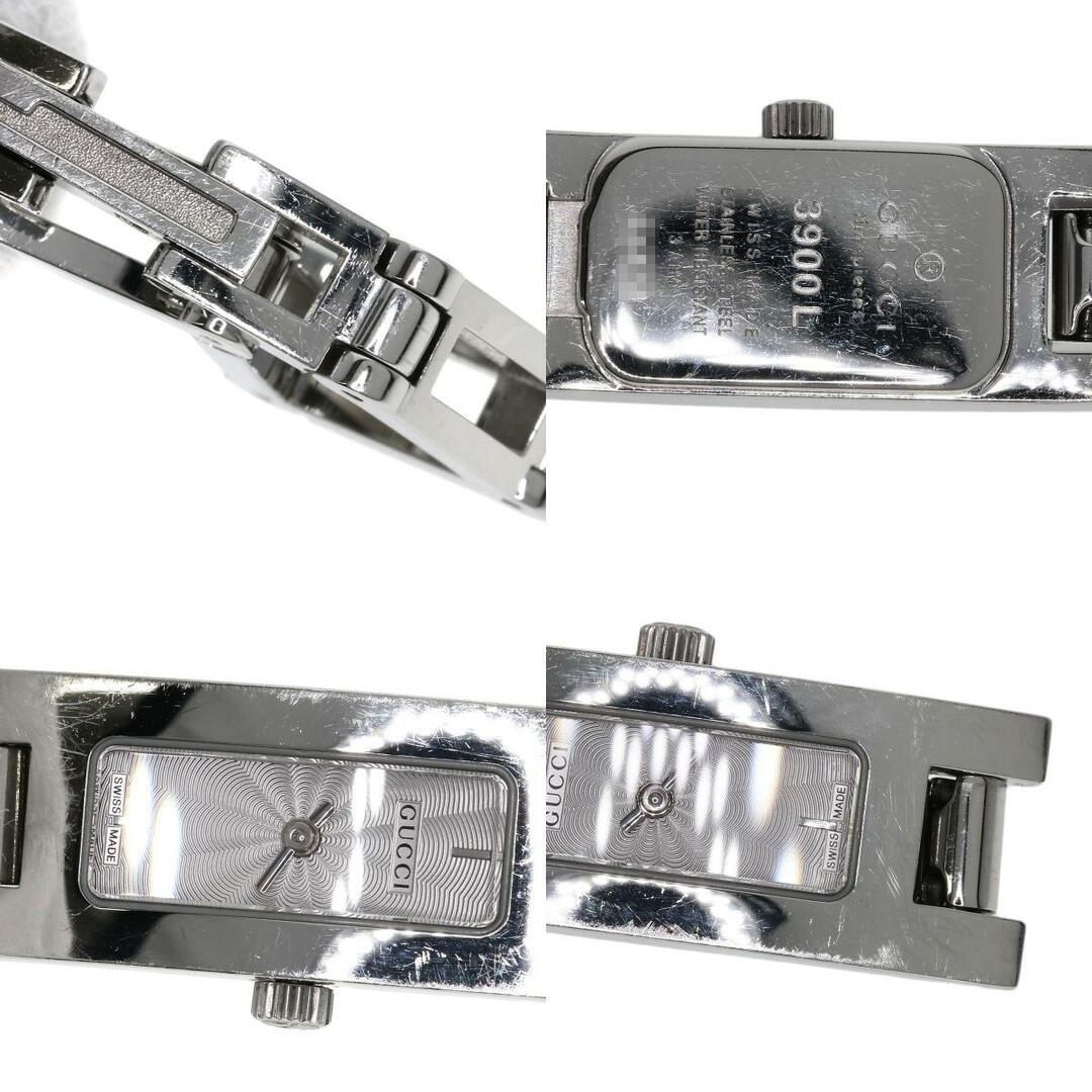 GUCCI 3900L Watch Square Quartz Womens Silver Dial Silver GUCCI 3900L Watch Square Quartz Womens Silver Dial Silver