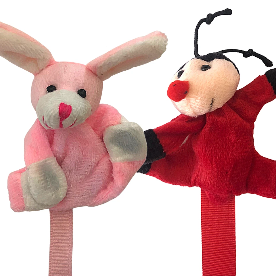 Pack de Dos Porta Chupetes Zodiaco Animal con Imanes Conejo y Ladybug - Caja Regalo Foto 2 de 4