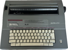 Vintage Smith Corona Electric Typewriter DeVille 470 with Lid Model 5A thumbnail