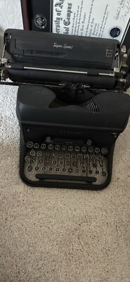 Vintage 1940 L.C. Smith & Corona Super Speed Typewriter Not Tested As Is