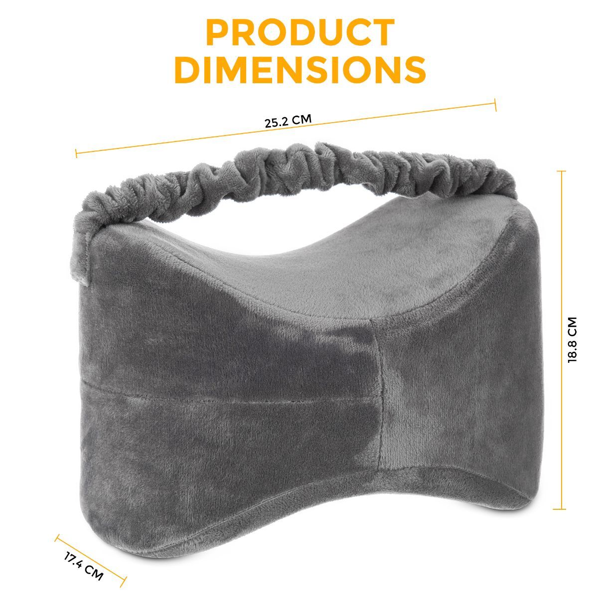 LIVIVO Ca1861 Orthopaedic Foam Pillow Grey for sale online eBay