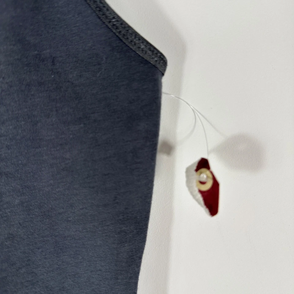 Vintage Y2K Arizona Jeans  Lace Cami Tank Top Gray Women's Sz  XS NWT - Image 4 of 4