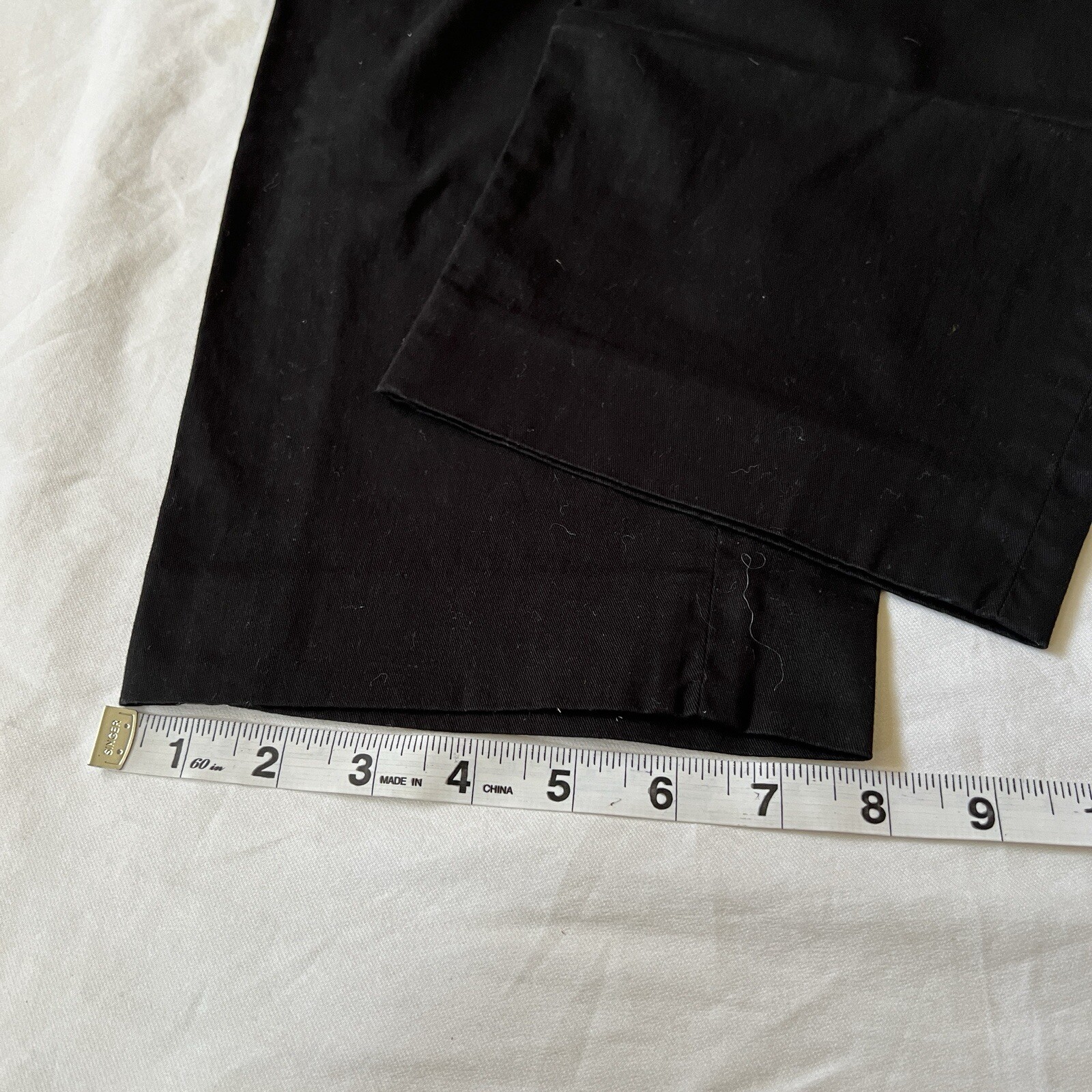 Pendleton Black Straight Leg Stretch Cropped Chin… - image 12