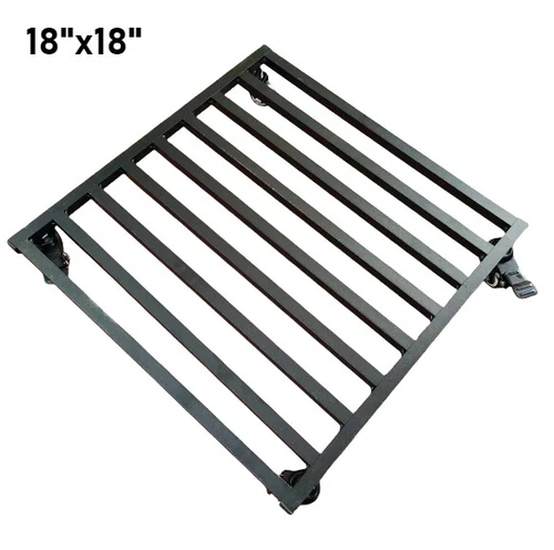 Aluminum Square Plant Dolly Stand Rolling 4 Wheels Caddy Holder Patio Pot Black - Picture 43 of 46