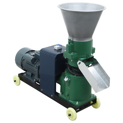 220V 6mm Farm Animals Feed Pellet Mill Machine Horses Feed Granulator 3000W