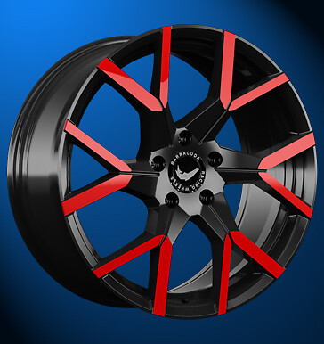 Barracuda Tzunamee Evo 8 X 18 5 X 120 40 Black Gloss Flashred Gunstig Kaufen Ebay