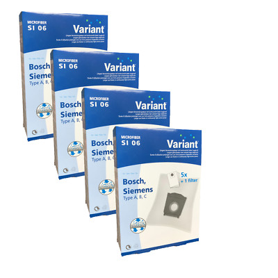 20 Staubsaugerbeutel Variant SI06 geeignet für Kärcher VC 6350