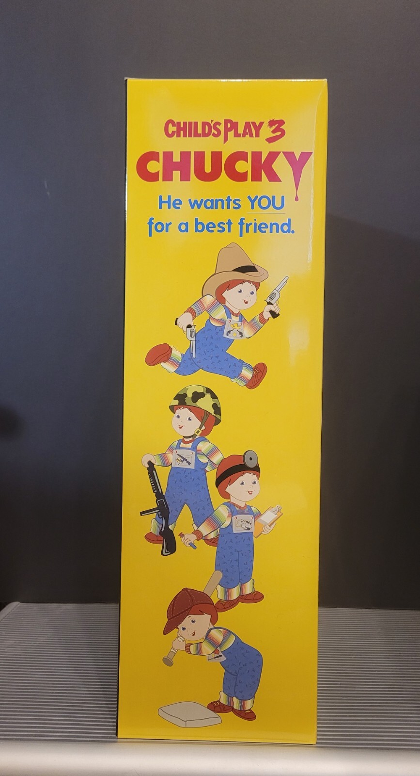 MEZCO Toys Child's Play 3 CHUCKY Talking Pizza Face Figure 2 eBay