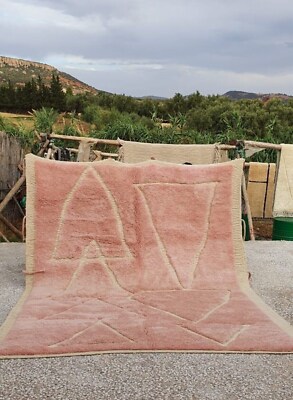 Rug Moroccan Beni Unique Beni ourain rug, New Berber design, rug new barber rug