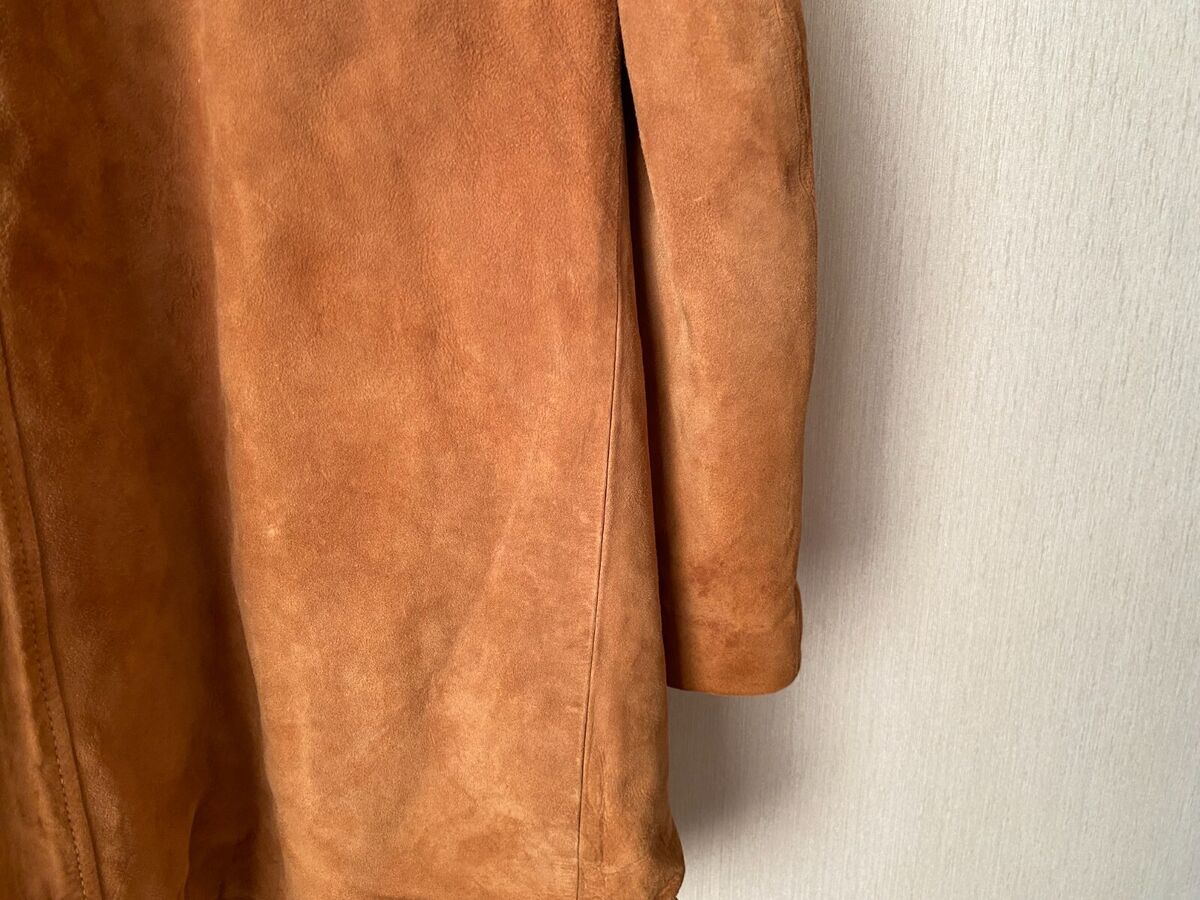 Vintage 80's ZEILER Leather Suede Fur Collar Jacket Coat Vintage 80's ZEILER Leather Suede Fur Collar Jacket Coat