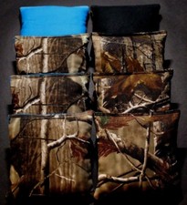 CORNHOLE BEAN BAGS REALTREE Camo Camoflauge 8 ACA Real Tree Hunting Fishing Bags