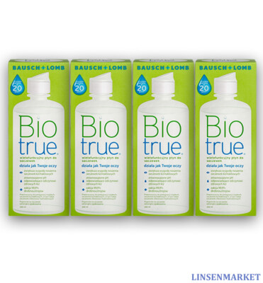 Biotrue 4 x 300ml Pflegemittel All-In-One von Bausch&Lomb