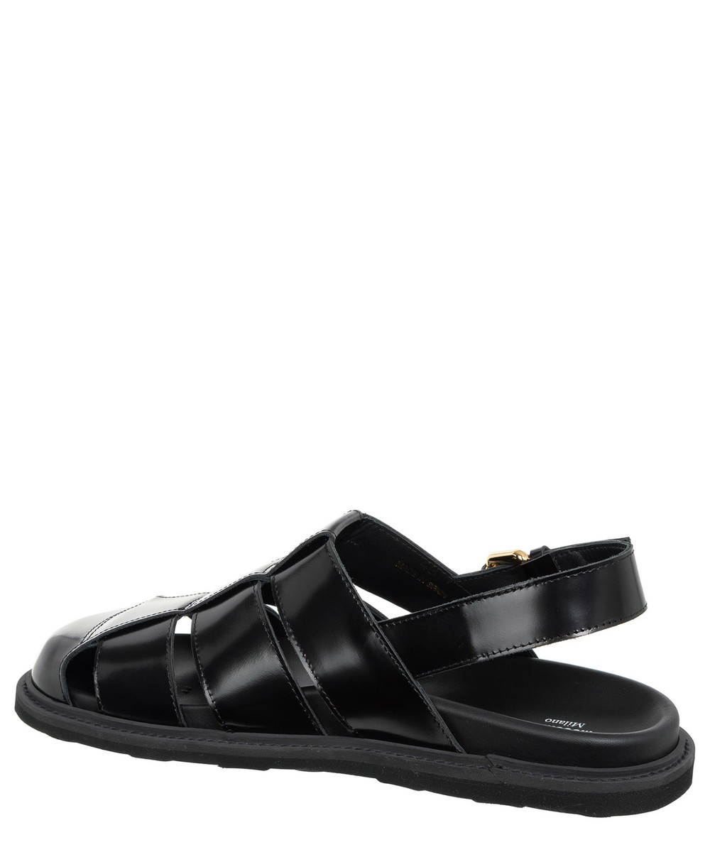 サンダル Moschino SS25 Moschino Sandals Black (MB10073G0M GB0000) Moschino sandals women MA10073G1MMJ0000 Black leather logo