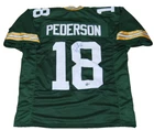 DOUG PEDERSON signed (GREEN BAY PACKERS) Custom football jersey BECKETT AD47376